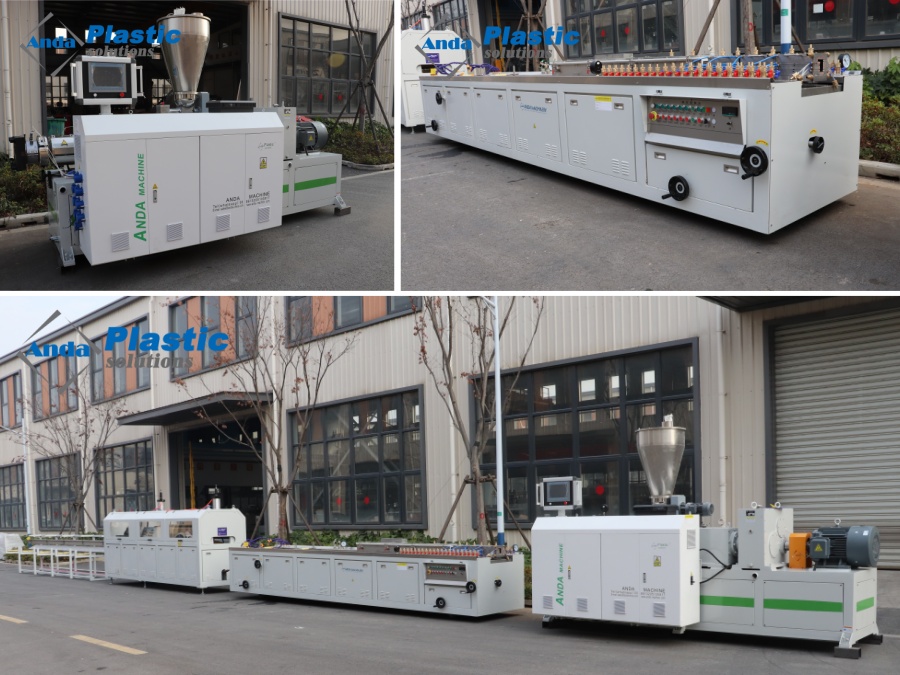 dokunmatik ekran pvc profil ekstr&uuml;zyon hattı 