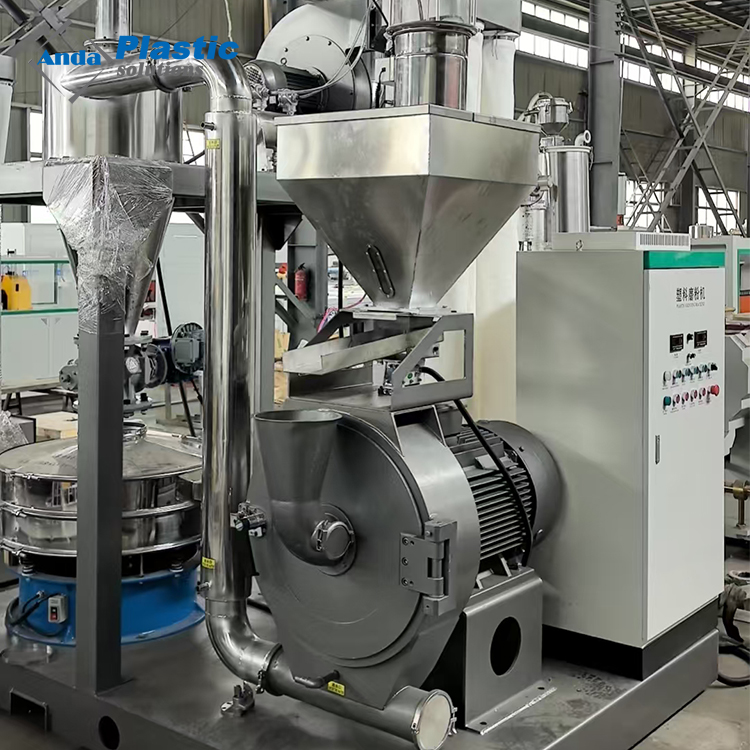 Anda Ağır hizmet tipi enerji tasarrufu sağlayan PVC plastik tozlaştırıcı toz &ouml;ğ&uuml;t&uuml;c&uuml; makinesi