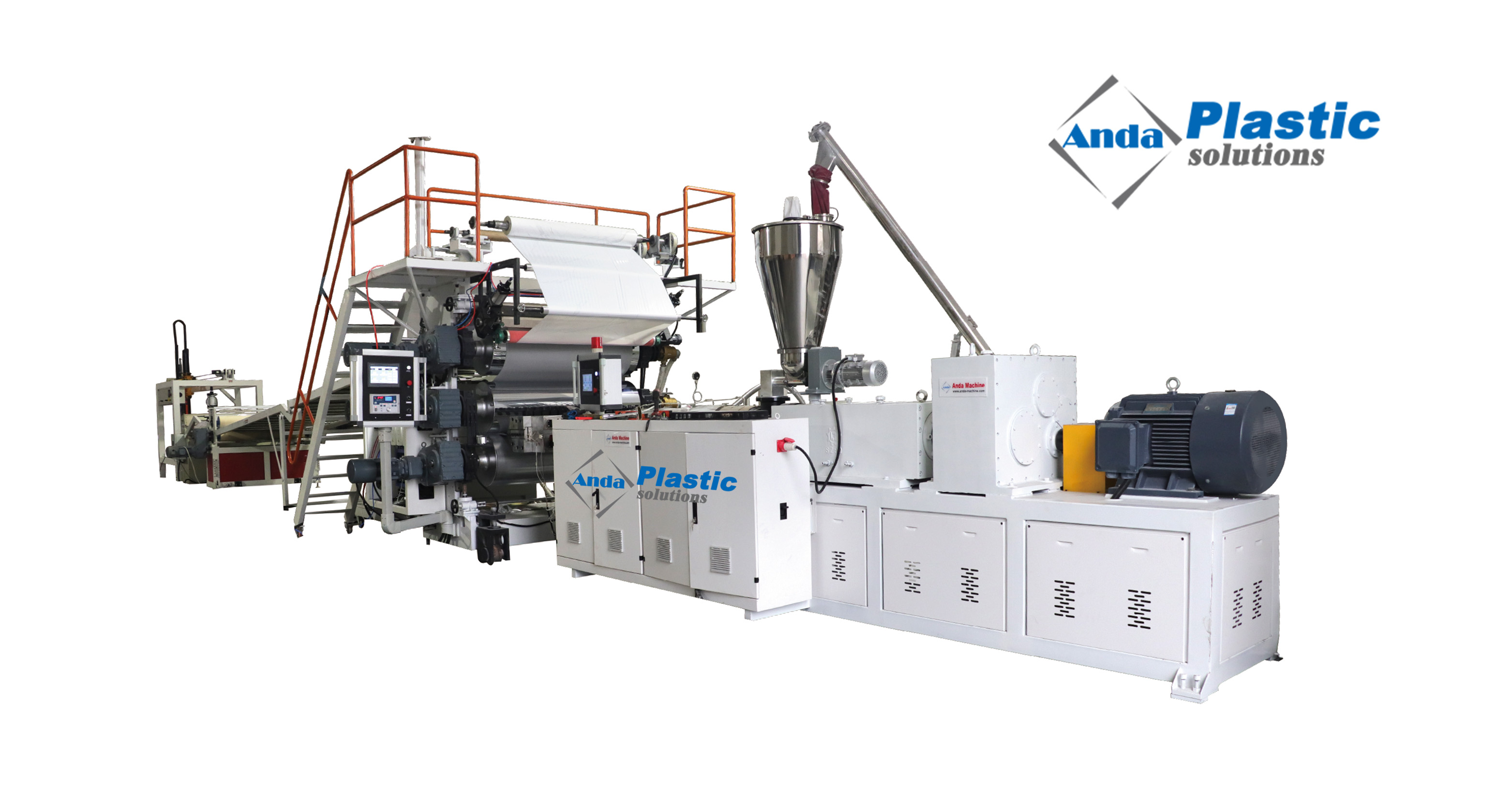 PVC mermer sayfa yapım makinesi