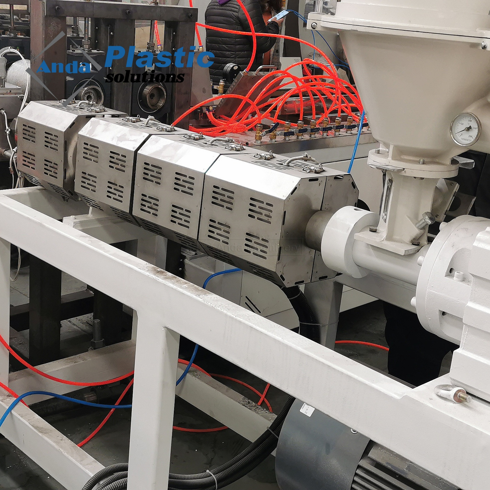 WPC profil zemin kaplaması Makine üretim hattı