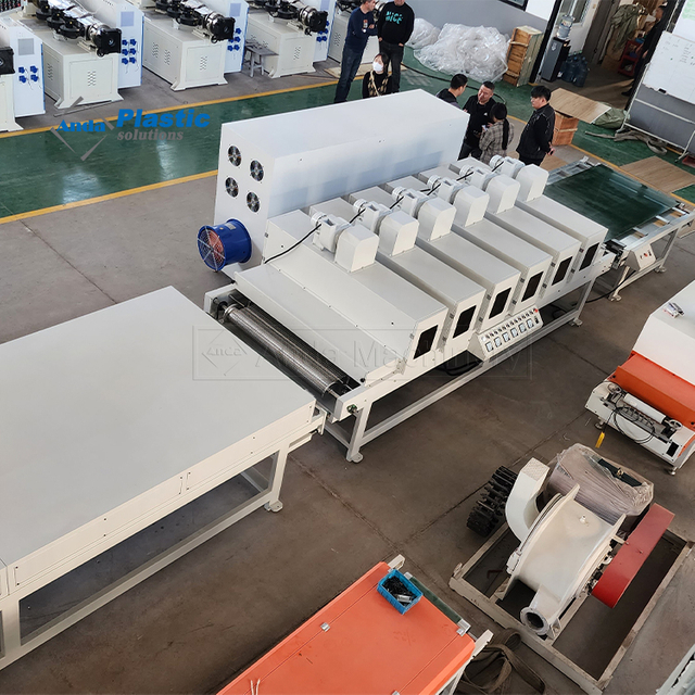 1050 SPC LVT Zemin UV Kaplama Baskı Makinesi