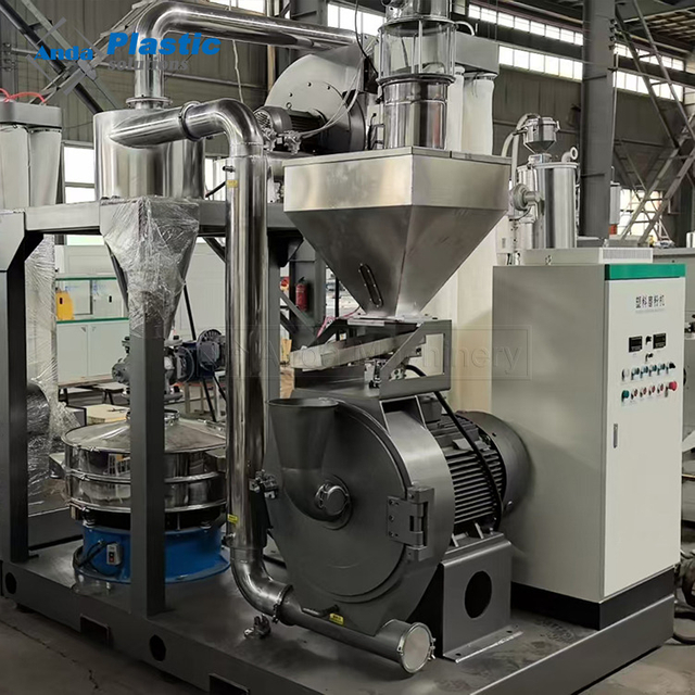 Anda Ağır hizmet tipi enerji tasarrufu sağlayan PVC plastik tozlaştırıcı toz öğütücü makinesi