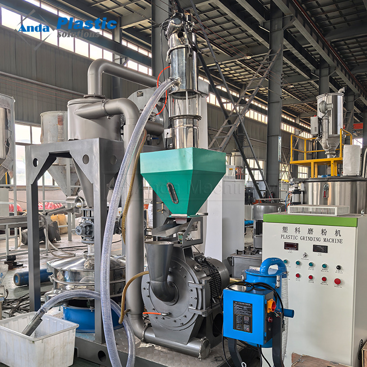 Anda Ağır hizmet tipi enerji tasarrufu sağlayan PVC Pulverizer Makinesi