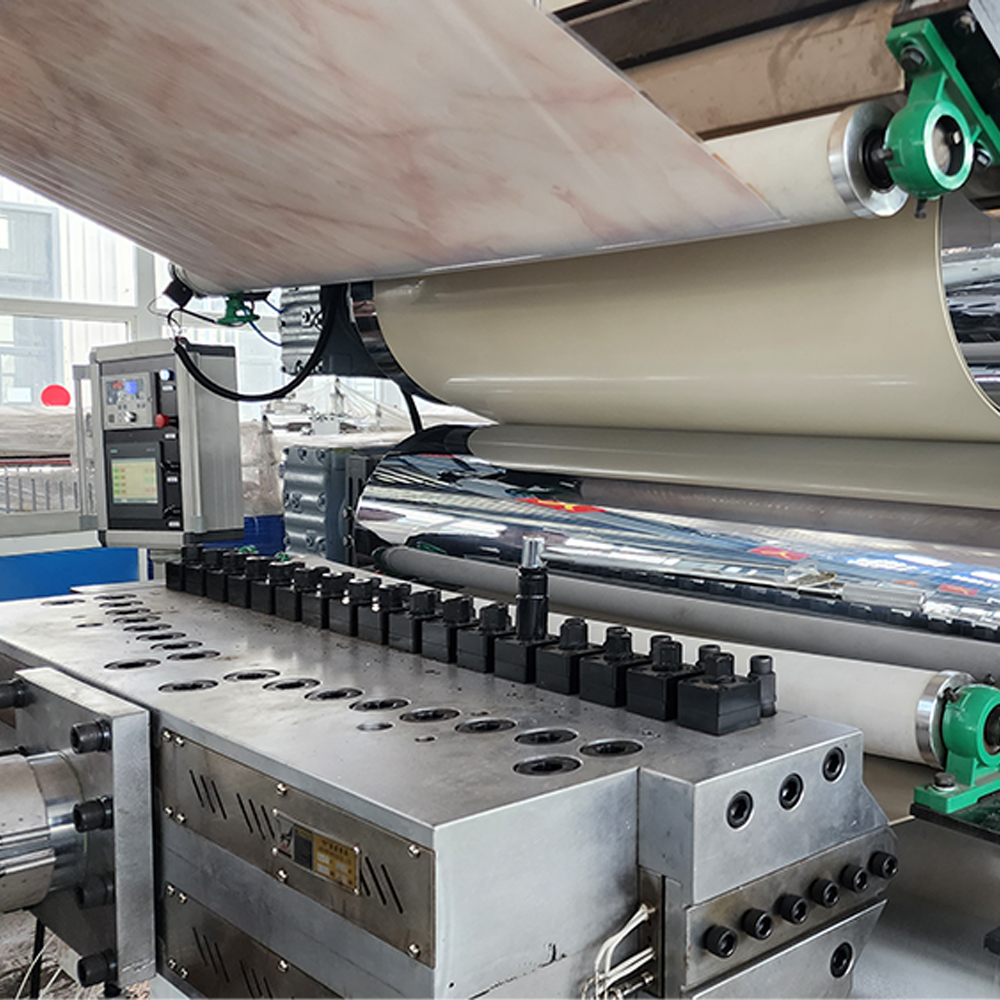 PVC mermer sayfa yapım makinesi
